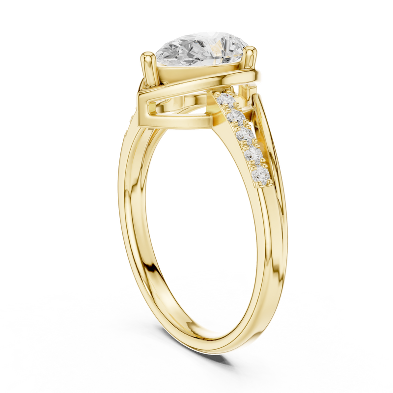 Ladies Ring DDLR-473@7 - Yellow Gold - Image