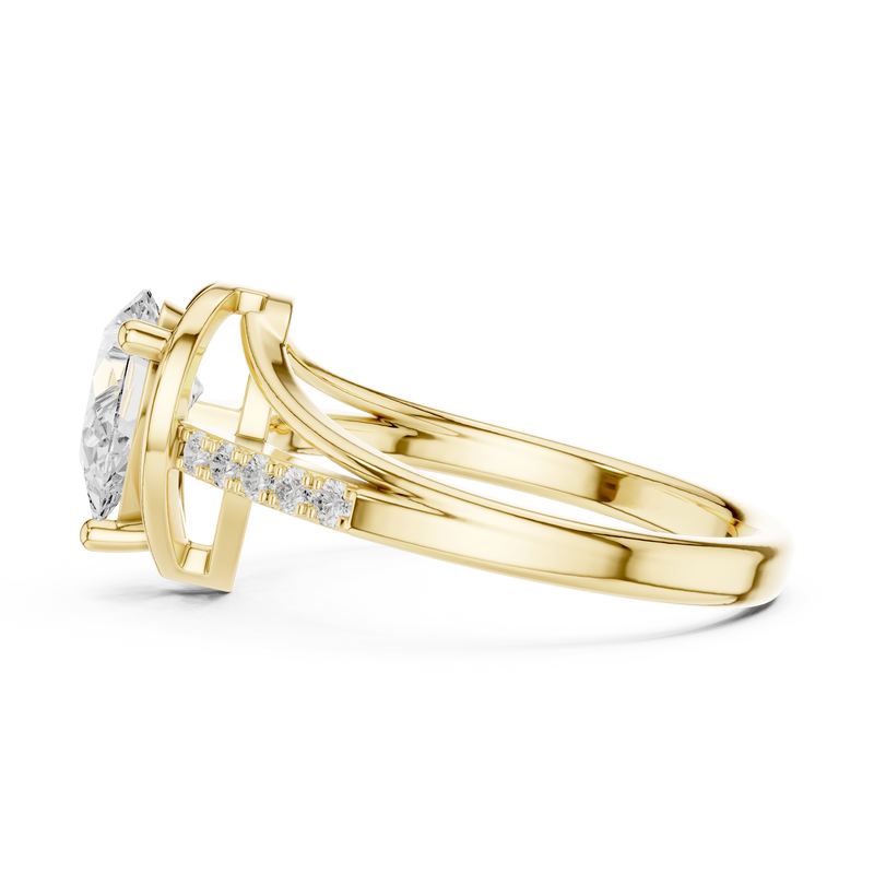 Ladies Ring DDLR-473@7 - Yellow Gold - Image