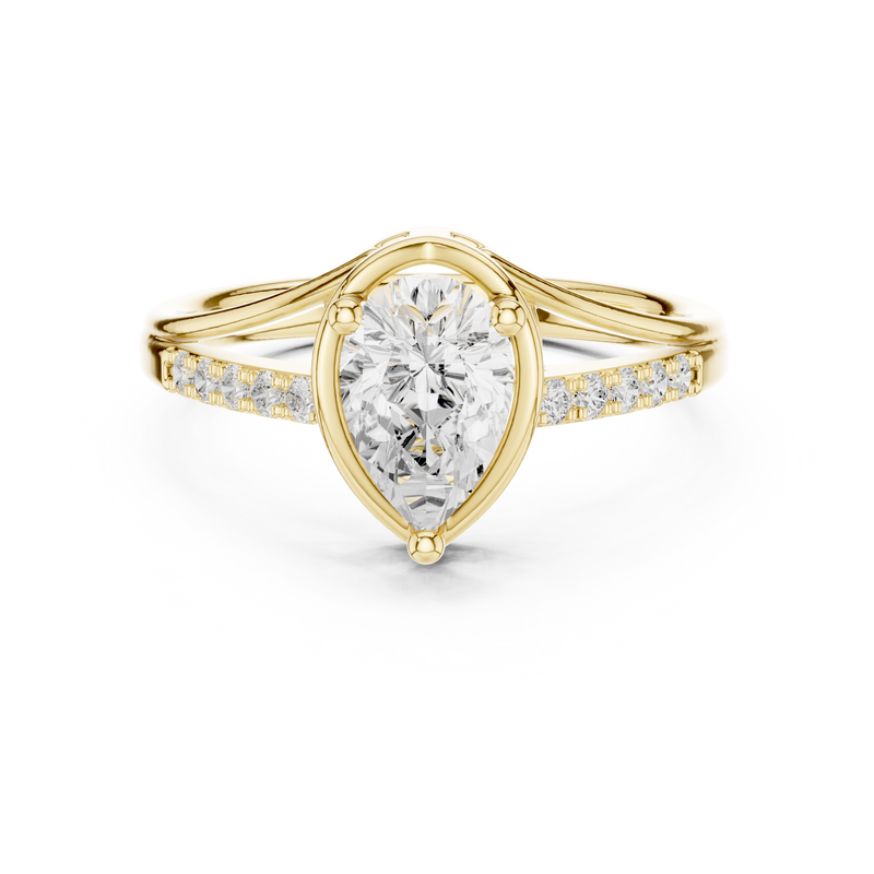 Ladies Ring DDLR-473@7 - Yellow Gold - Image