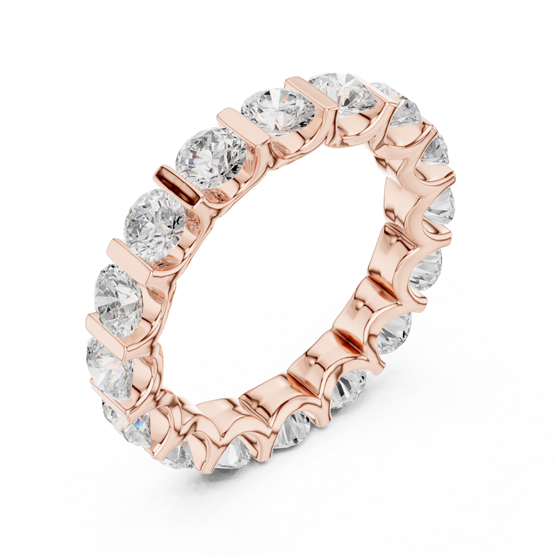 Ladies Ring DDLR-474@7 - Rose Gold - Image