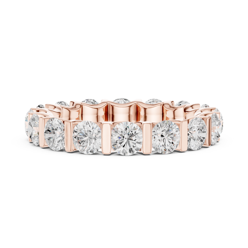 Ladies Ring DDLR-474@7 - Rose Gold - Image