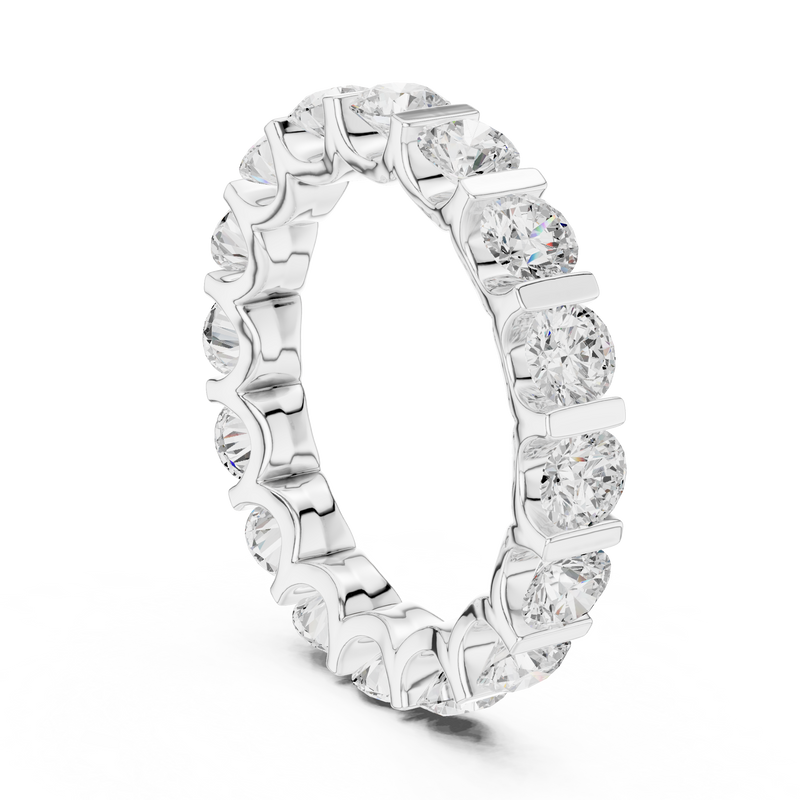 Ladies Ring DDLR-474@7 - White Gold - Image