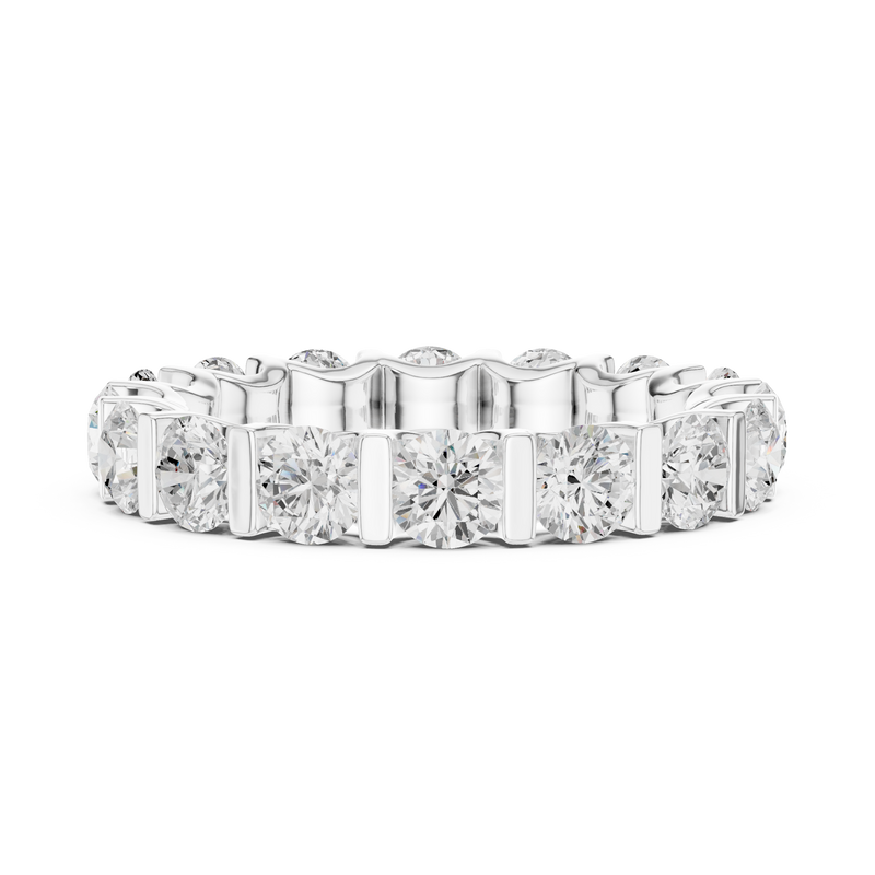 Ladies Ring DDLR-474@7 - White Gold - Image