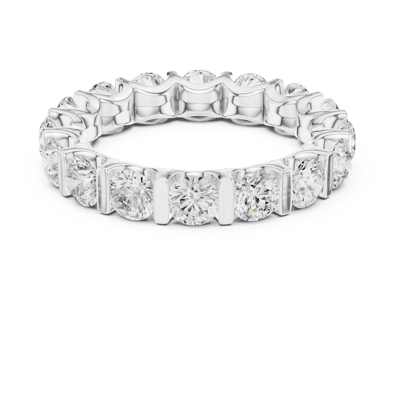 Ladies Ring DDLR-474@7 - White Gold - Image