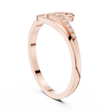 Ladies Ring DDLR-476@7 - Rose Gold - Image