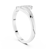 Ladies Ring DDLR-476@7 - White Gold - Image