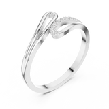 Ladies Ring DDLR-476@7 - White Gold - Image