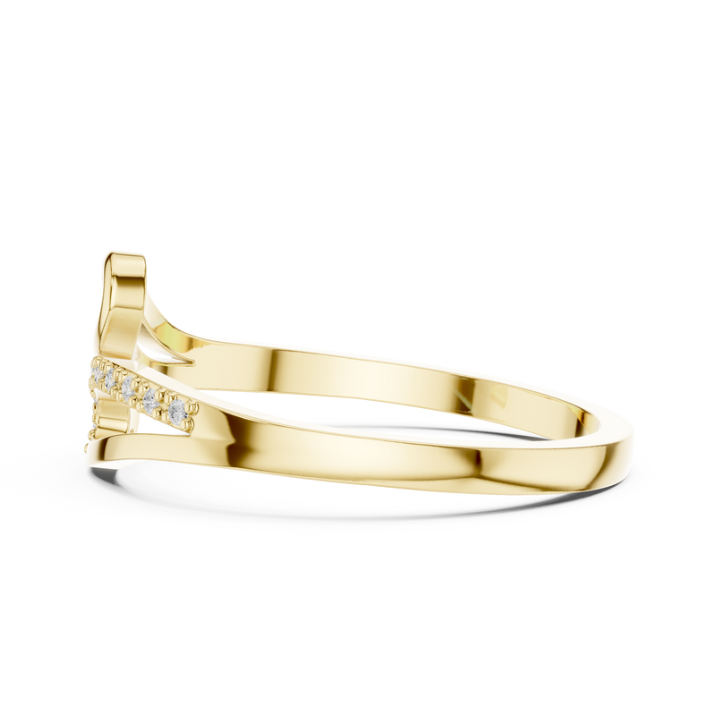 Ladies Ring DDLR-476@7 - Yellow Gold - Image