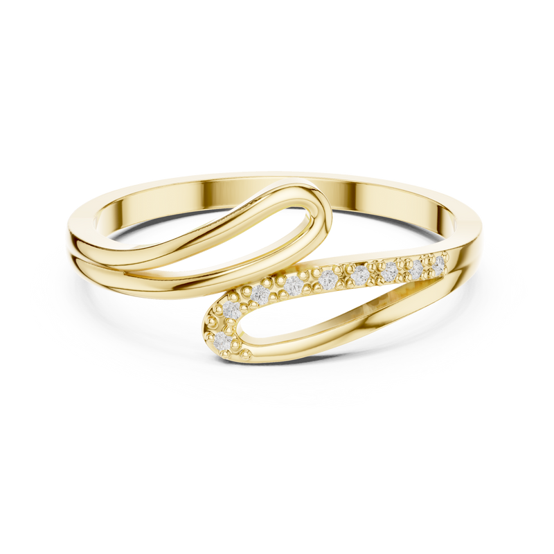 Ladies Ring DDLR-476@7 - Yellow Gold - Image