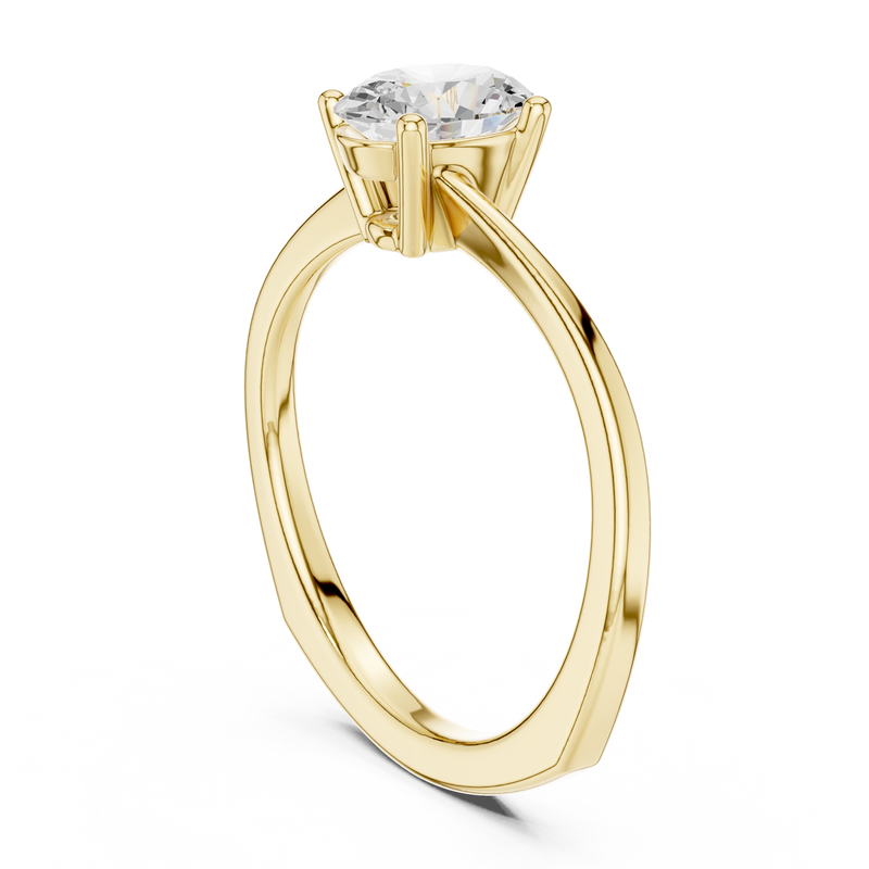 Ladies Ring DDLR-478@7 - Yellow Gold - Image