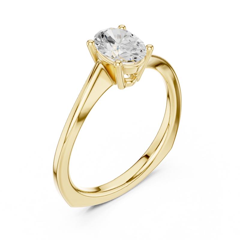 Ladies Ring DDLR-478@7 - Yellow Gold - Image