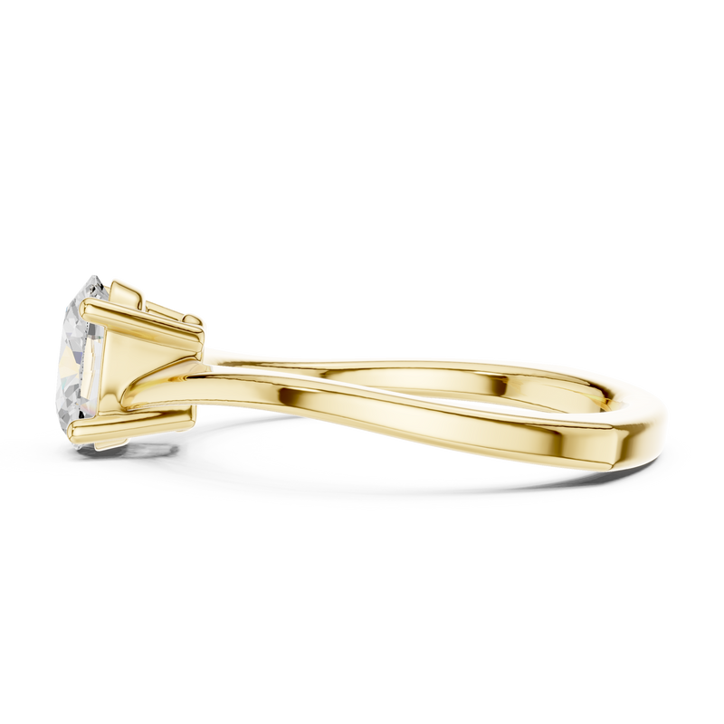 Ladies Ring DDLR-478@7 - Yellow Gold - Image