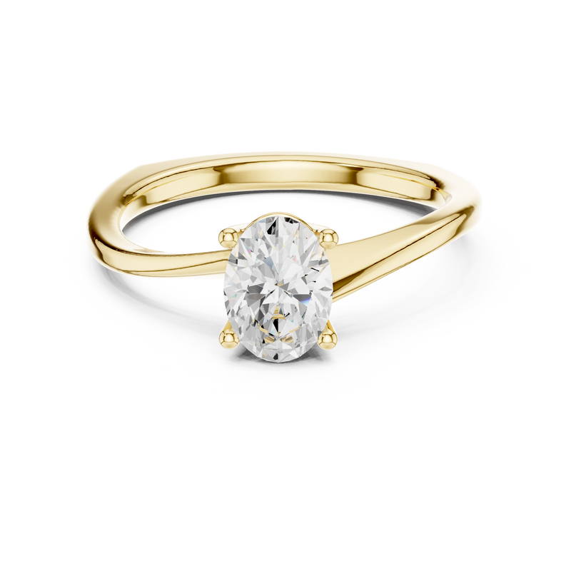 Ladies Ring DDLR-478@7 - Yellow Gold - Image