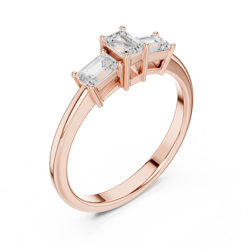 Ladies Ring DDLR-480@7 - Rose Gold - Image