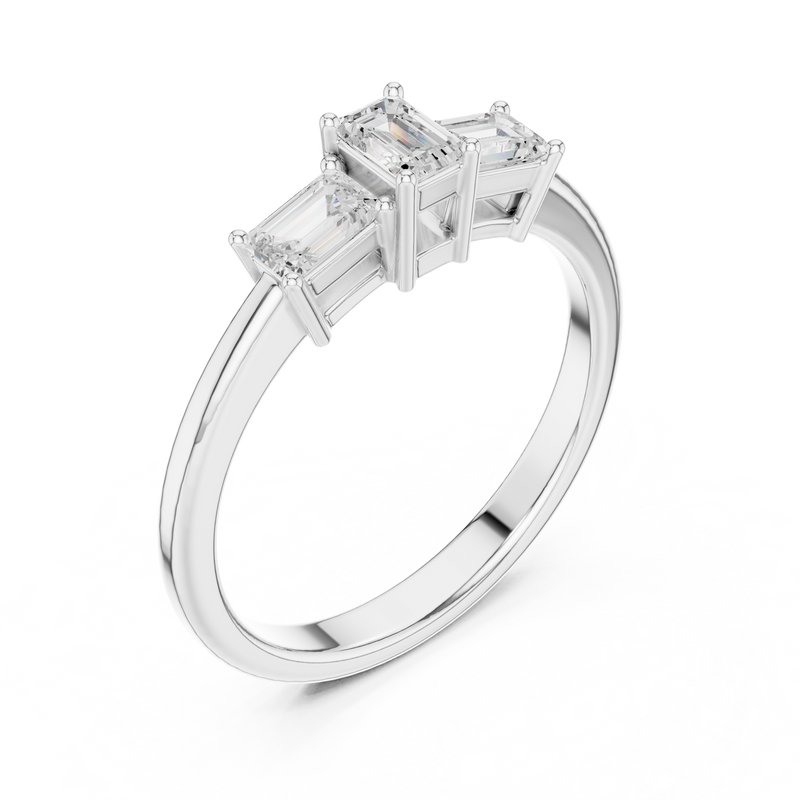 Ladies Ring DDLR-480@7 - White Gold - Image