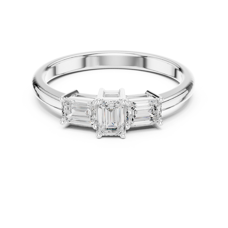 Ladies Ring DDLR-480@7 - White Gold - Image