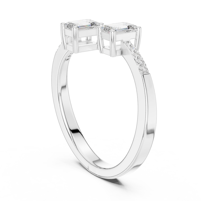 Ladies Ring DDLR-481@7 - White Gold - Image