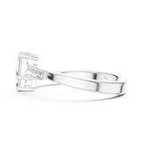 Ladies Ring DDLR-481@7 - White Gold - Image
