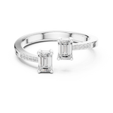 Ladies Ring DDLR-481@7 - White Gold - Image