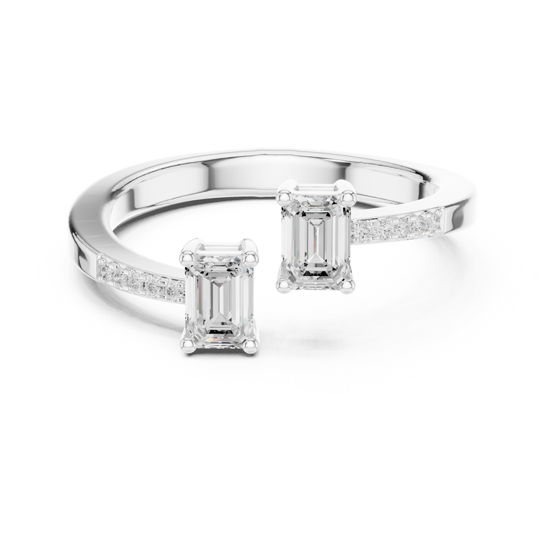 Ladies Ring DDLR-481@7 - White Gold - Image