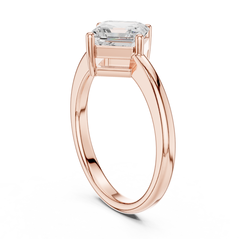 Ladies Ring DDLR-482@7 - Rose Gold - Image