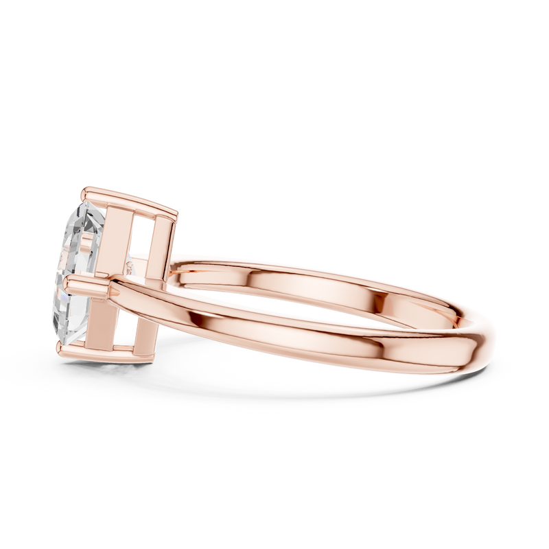 Ladies Ring DDLR-482@7 - Rose Gold - Image