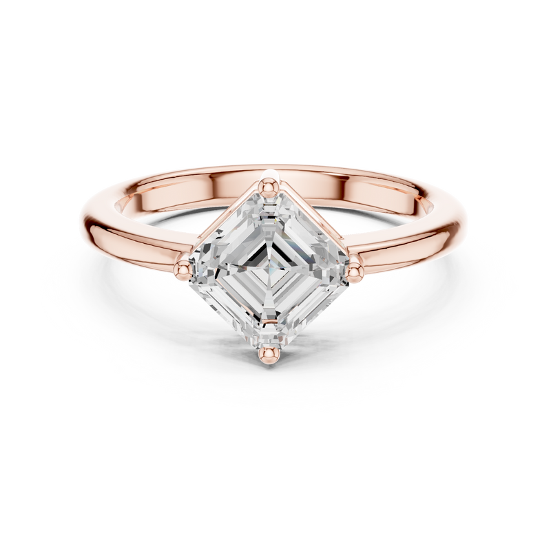 Ladies Ring DDLR-482@7 - Rose Gold - Image
