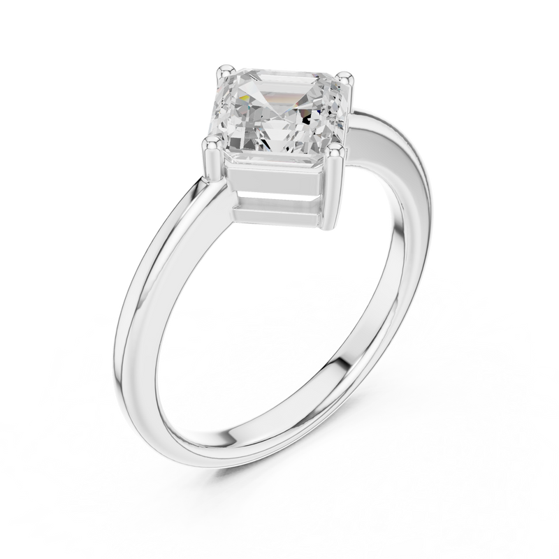 Ladies Ring DDLR-482@7 - White Gold - Image