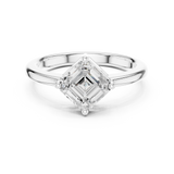 Ladies Ring DDLR-482@7 - White Gold - Image