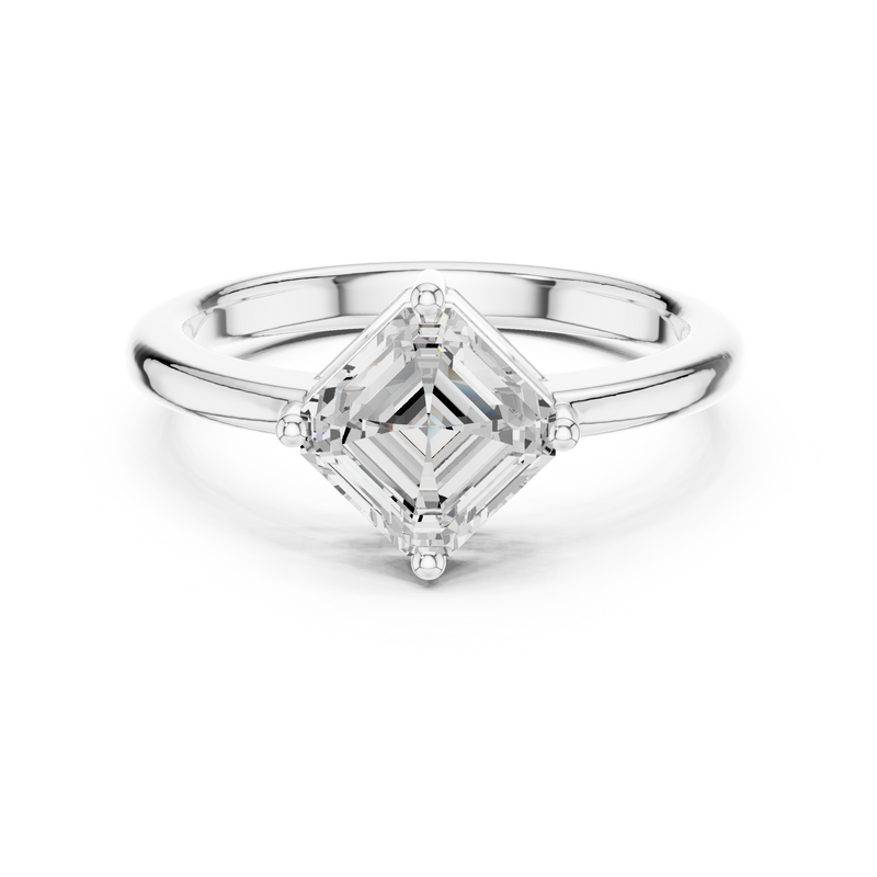 Ladies Ring DDLR-482@7 - White Gold - Image