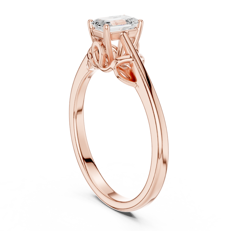 Ladies Ring DDLR-483@7 - Rose Gold - Image