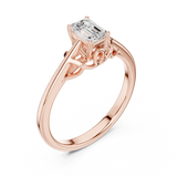 Ladies Ring DDLR-483@7 - Rose Gold - Image