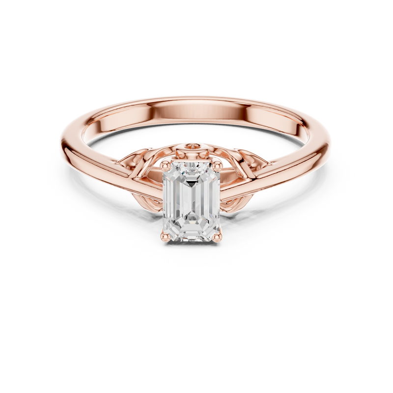 Ladies Ring DDLR-483@7 - Rose Gold - Image