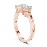 Ladies Ring DDLR-484@7 - Rose Gold - Image