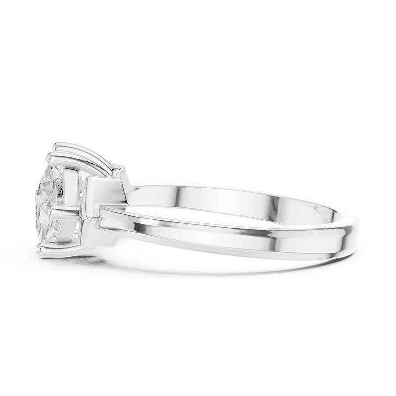 Ladies Ring DDLR-484@7 - White Gold - Image