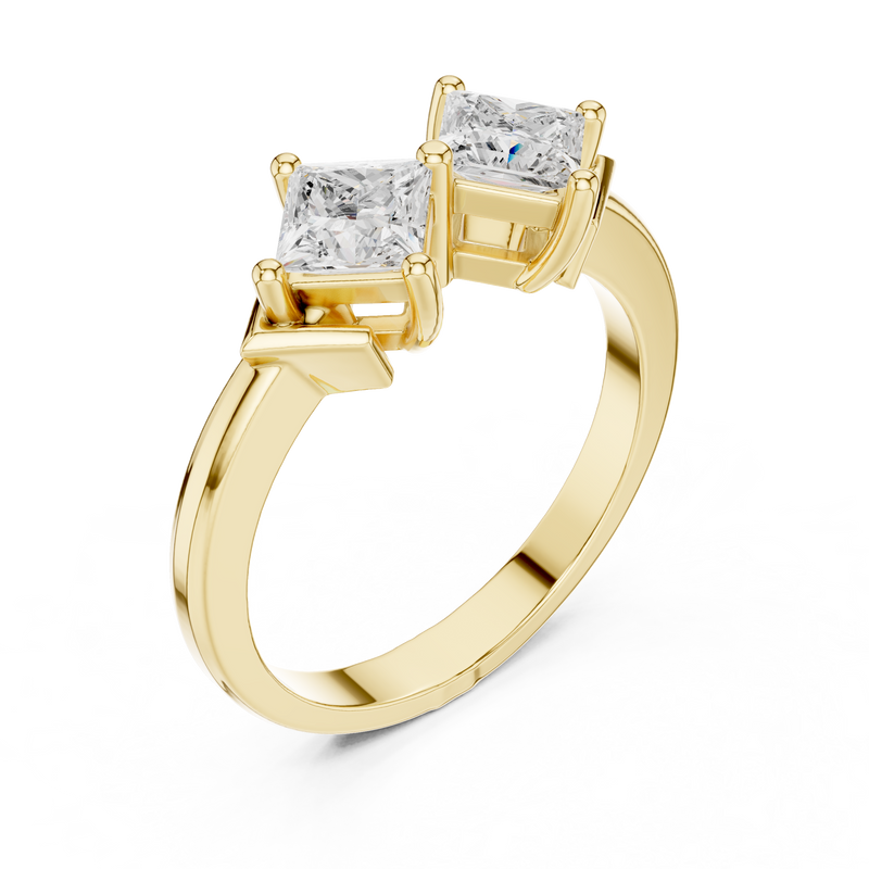Ladies Ring DDLR-484@7 - Yellow Gold - Image