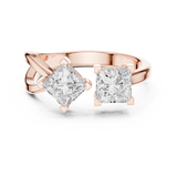 Ladies Ring DDLR-485@7 - Rose Gold - Image