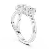 Ladies Ring DDLR-485@7 - White Gold - Image