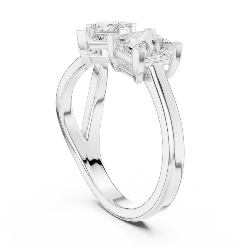 Ladies Ring DDLR-485@7 - White Gold - Image