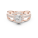 Ladies Ring DDLR-486@7 - Rose Gold - Image