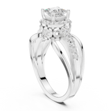Ladies Ring DDLR-486@7 - White Gold - Image