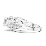 Ladies Ring DDLR-486@7 - White Gold - Image