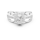 Ladies Ring DDLR-486@7 - White Gold - Image