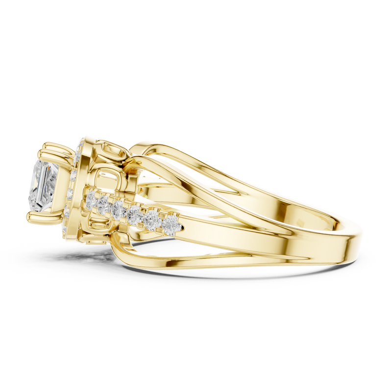 Ladies Ring DDLR-486@7 - Yellow Gold - Image