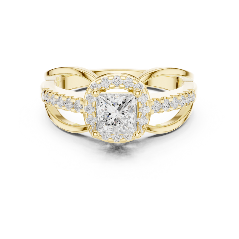 Ladies Ring DDLR-486@7 - Yellow Gold - Image