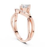 Ladies Ring DDLR-487@7 - Rose Gold - Image