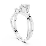 Ladies Ring DDLR-487@7 - White Gold - Image