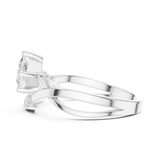 Ladies Ring DDLR-487@7 - White Gold - Image