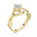 Ladies Ring DDLR-487@7 - Yellow Gold - Image