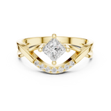 Ladies Ring DDLR-487@7 - Yellow Gold - Image